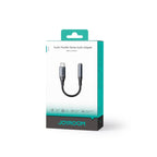 Αντάπτορας Joyroom Braided DAC SY-01 USB C Αρσενικό σε 3.5mm Θηλυκό Μαύρο