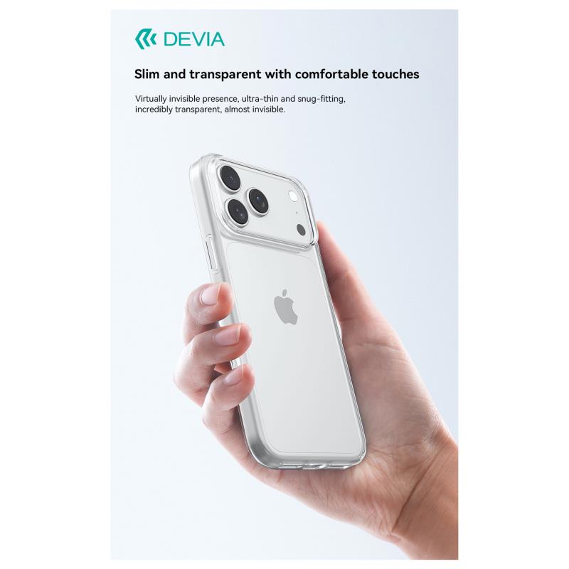 Θήκη TPU Devia Apple iPhone 17 Pro Naked Διάφανο