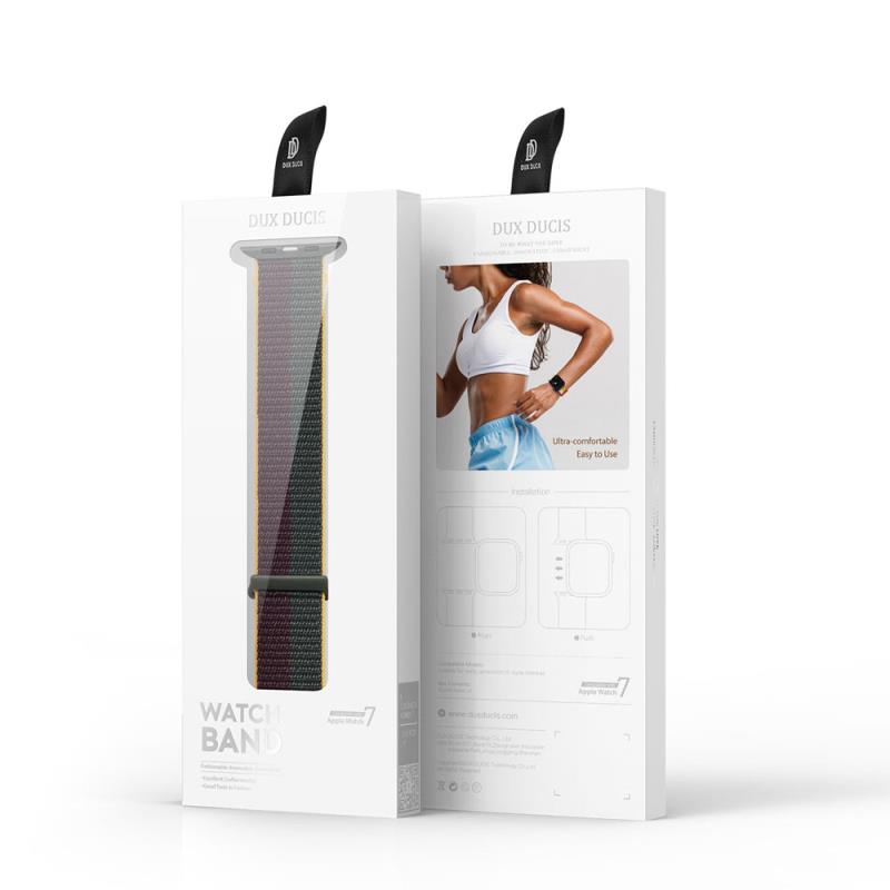 Λουράκι Dux Ducis Nylon Sport Bracelet Apple Watch (38/ 40/ 41/ 42mm) Cherry Πράσινο