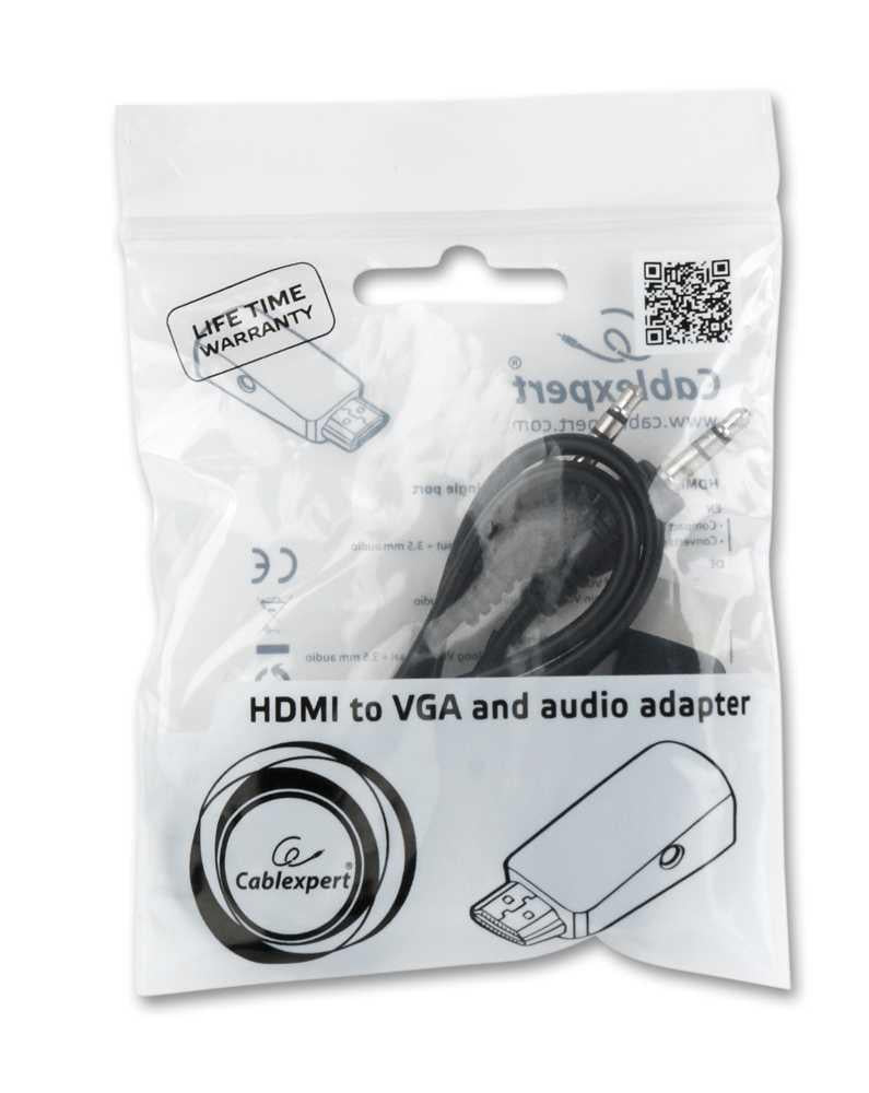 GEMBIRD ΑΝΤΑΠΤΟΡΑΣ HDMI TO VGA &amp; AUDIO ADAPTER