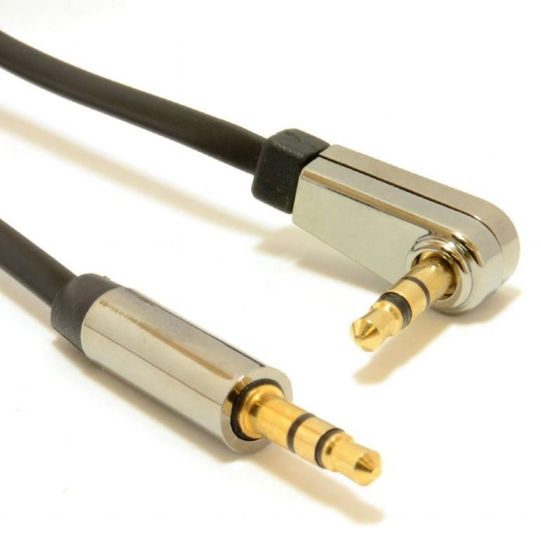 CABLEXPERT ΚΑΛΩΔΙΟ ΗΧΟΥ 3.5mm ΣΕ 3.5mm ΜΕ ΓΩΝΙΑ , 1m