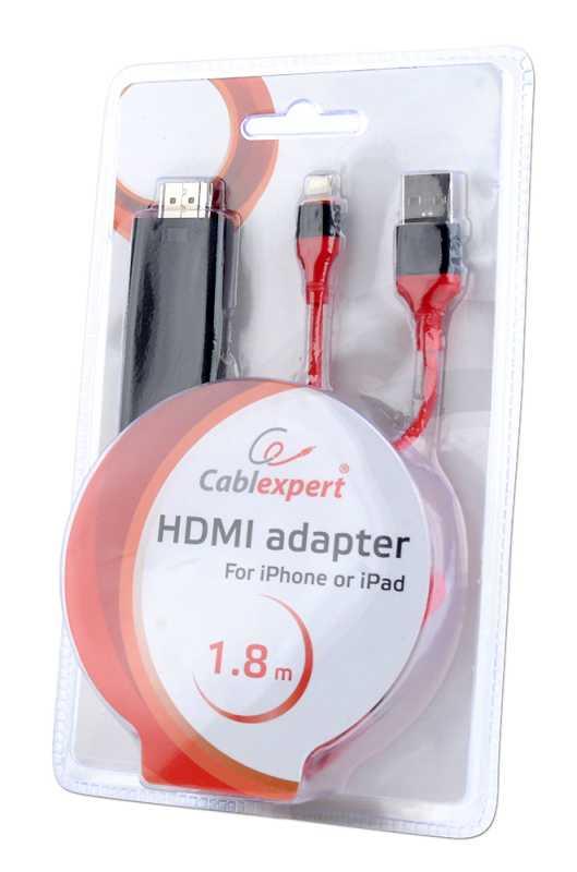 CABLEXPERT ΚΑΛΩΔΙΟ MHL HDMI ΓΙΑ APPLE ΣΥΣΚΕΥΕΣ , 1.8m