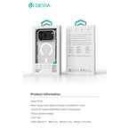 Θήκη PC Devia Apple iPhone Air Magnetic Shock Proof Built-in Touch Crystal Διάφανο
