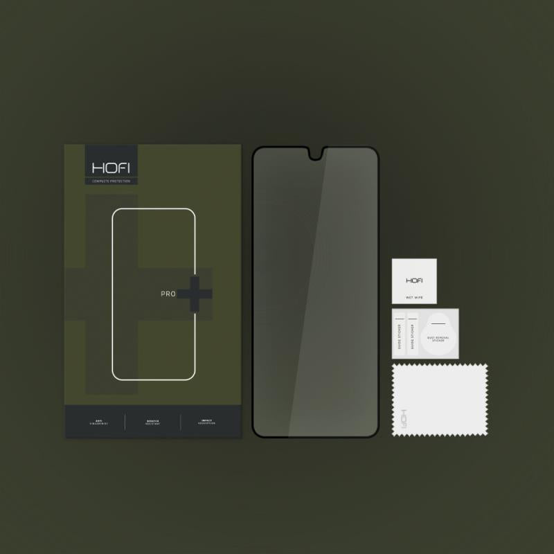 Tempered Glass Full Face Hofi Pro+ Xiaomi Redmi 12C Μαύρο (1 τεμ.)