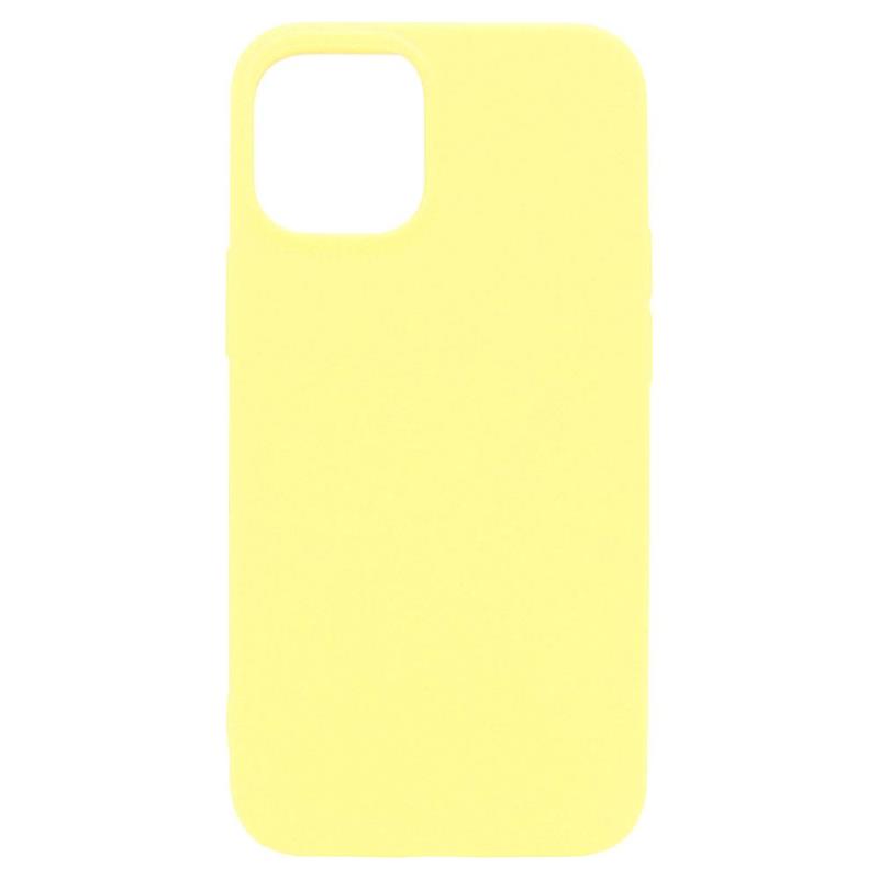 Θήκη Soft TPU inos Apple iPhone 12/ 12 Pro S-Cover Κίτρινο