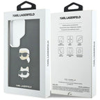 Θήκη TPU Karl Lagerfeld Samsung Galaxy S26 Ultra Wrapped Leather Saffiano with K&C Head Pin Μαύρο