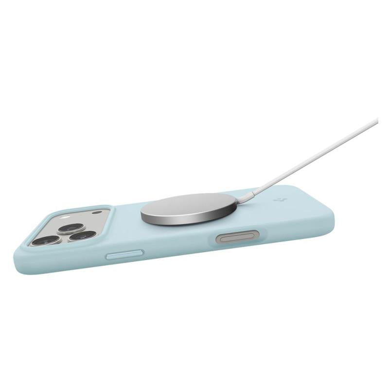 Θήκη Σιλικόνης Spigen Silicone Fit Magsafe Apple iPhone 17 Pro Γαλάζιο