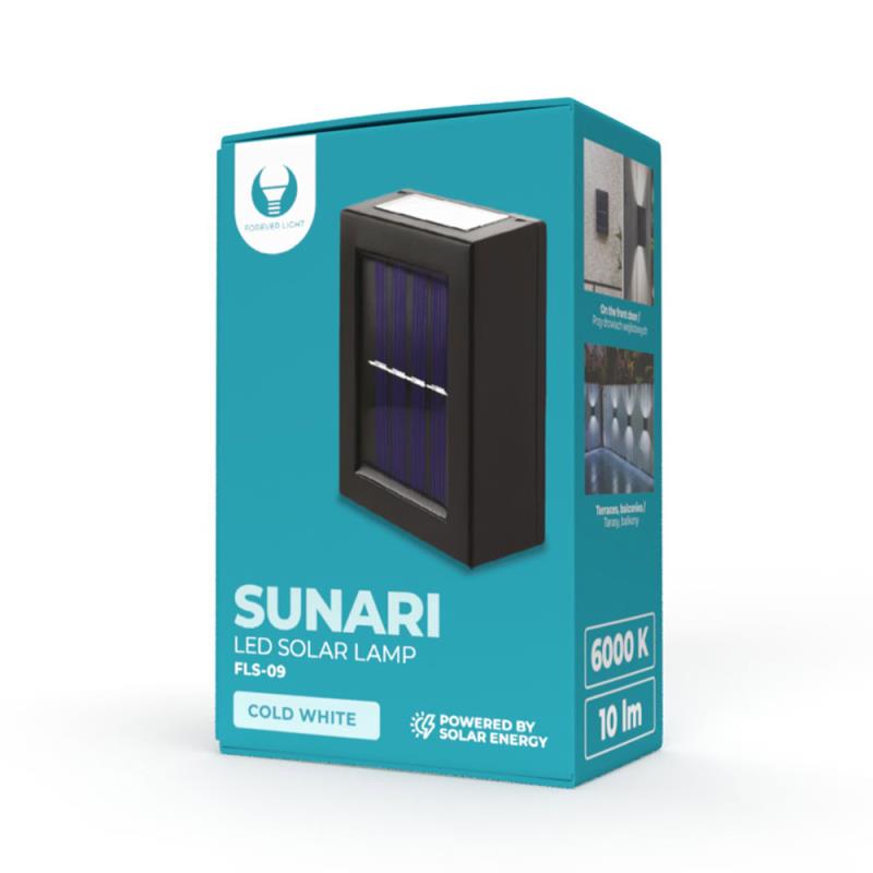 Ηλιακό Φωτιστικό Εξ. Χώρου LED Forever Light FLS-09 SUNARI 300mAh Li-Ion 10lm