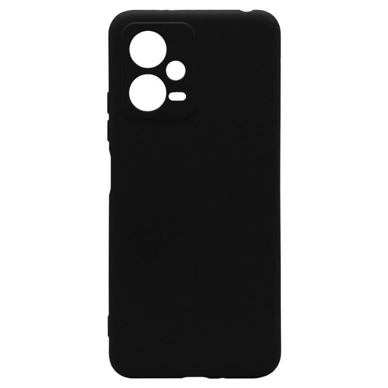 Θήκη Liquid Silicon inos Xiaomi Poco X5 5G/ Redmi Note 12 5G L-Cover Μαύρο