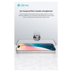 Tempered Glass Full Face Anti-Static Devia Apple iPhone 16 Van Μαύρο (1 τεμ.)