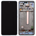Οθόνη με Touch Screen & Μπροστινή Πρόσοψη Samsung A536B Galaxy A53 5G Γαλάζιο (Original)