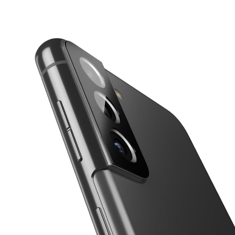 Tempered Glass Full Face Spigen Glas.tR Optik για Τζαμάκι Κάμερας Samsung G990 Galaxy S21 4G/ G991 Galaxy S21 5G Μαύρο (2 τεμ.)