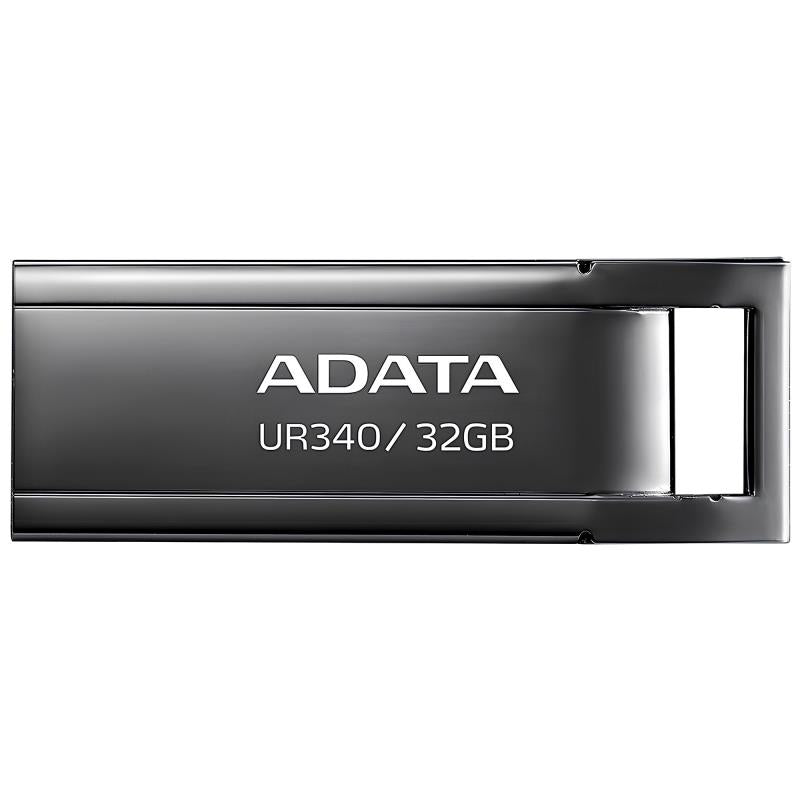 USB 3.2 Flash Disk Adata UR340 USB A 100MB/s 32GB Μαύρο