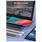 Καλώδιο Σύνδεσης USB 2.0 Devia EC325 Braided USB C σε USB C PD 60W 1m Smart Λευκό
