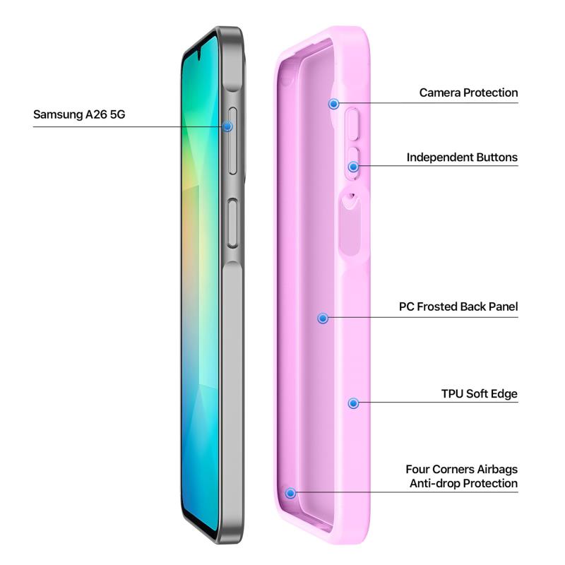 Θήκη TPU & PC Dux Ducis Samsung Galaxy A26 5G Yind Μαύρο