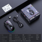 Ασύρματο Ποντίκι Onikuma CW935 Gaming RGB Μαύρο