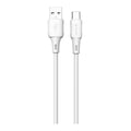 Καλώδιο Σύνδεσης USB 2.0 Devia EC629 USB A σε USB C 2.4A Silicone Pro3 1m Λευκό