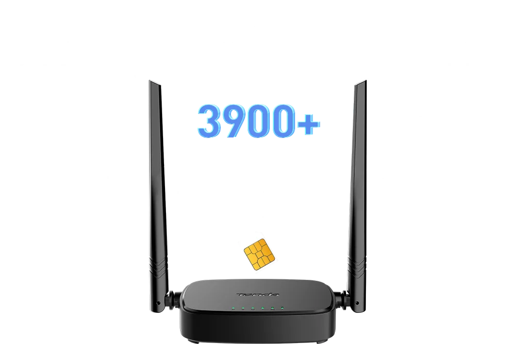 TENDA N300 Wifi 4G LTE Router 4G03 Pro Black