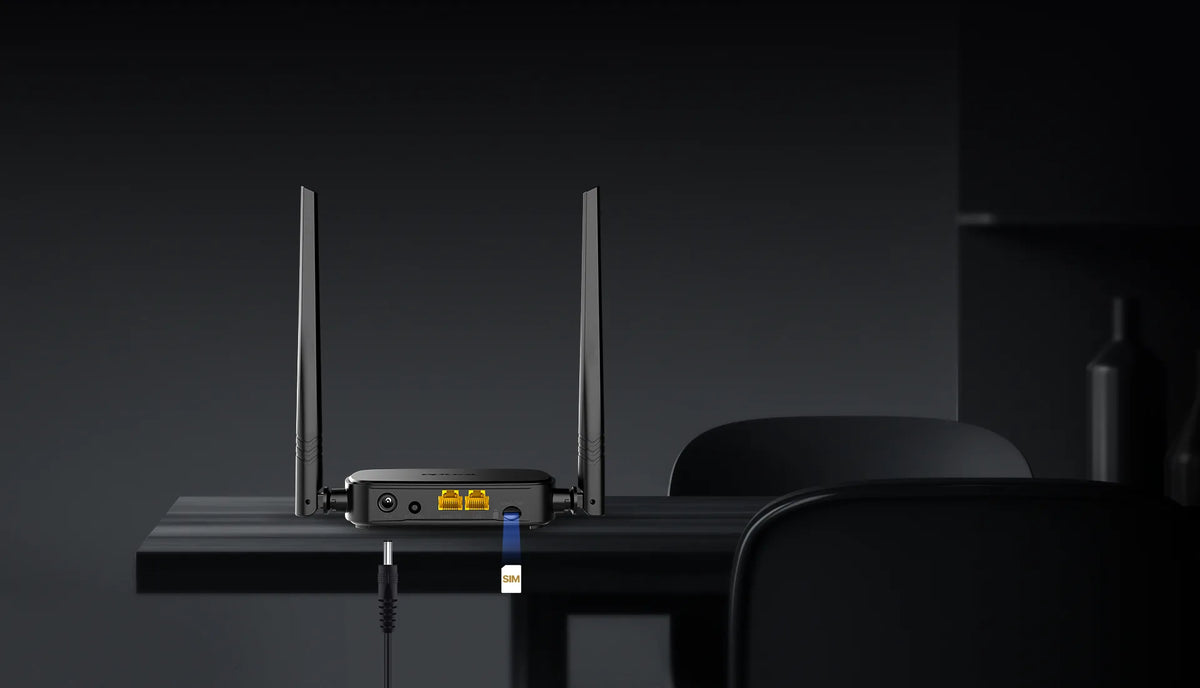 TENDA N300 Wifi 4G LTE Router 4G03 Pro Black