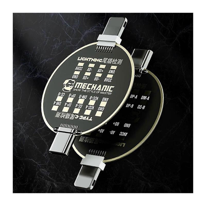 Πλακετάκι Δοκιμής & Μέτρησης Φόρτισης Mechanic T810 USB C & Lightning