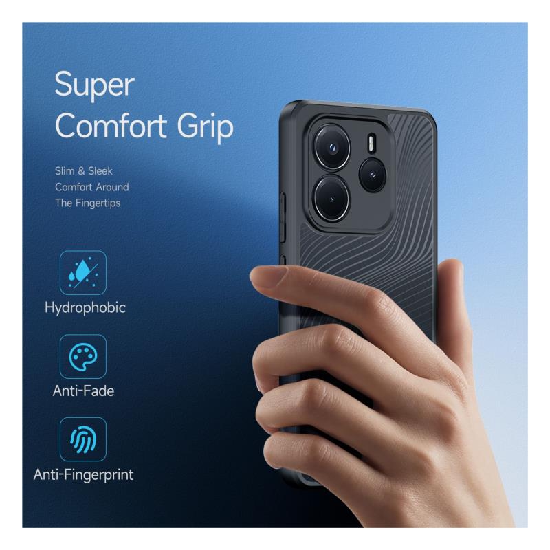 Θήκη TPU & PC Dux Ducis Aimo Xiaomi Redmi Note 14 4G Μαύρο