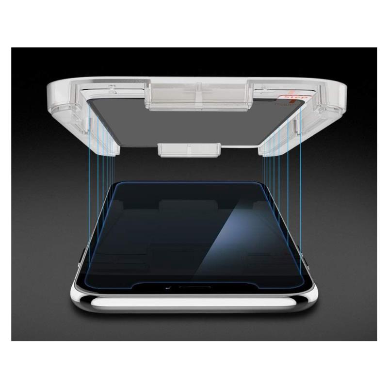 Tempered Glass Full Face Privacy Spigen Glas.tR Align Master Apple iPhone XR/ iPhone 11 (1 τεμ.)