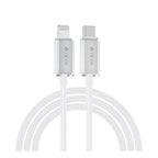 Καλώδιο Σύνδεσης USB 2.0 Woven Devia EC654 USB C σε Lightning PD 27W 1.5m Extreme Λευκό