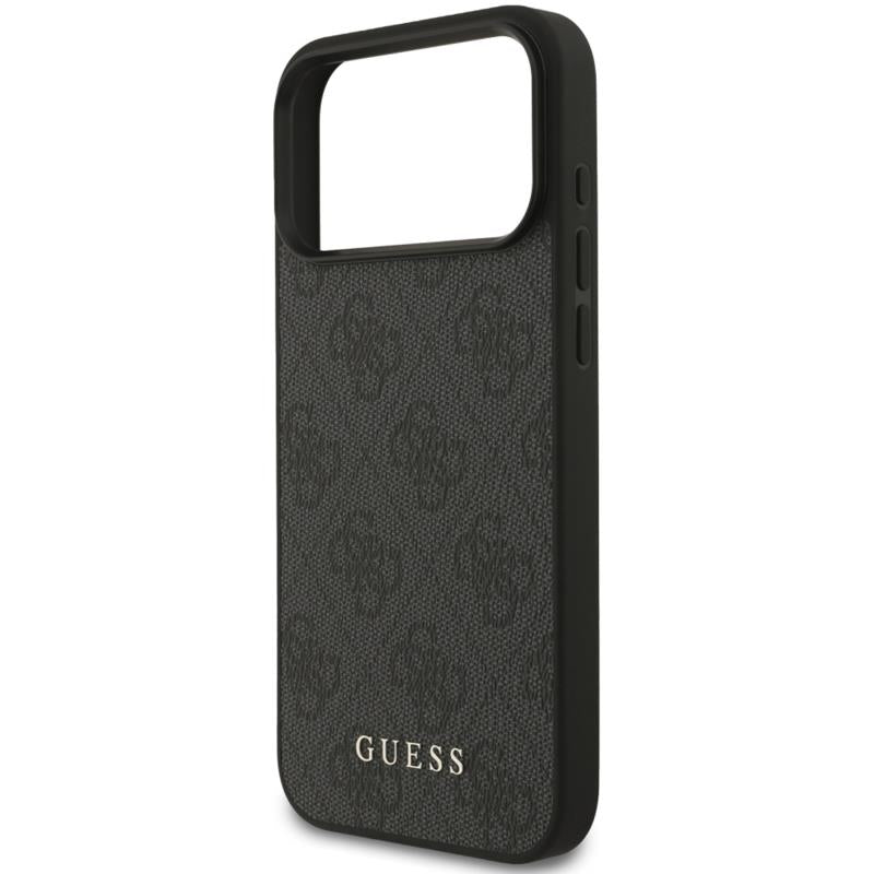 Θήκη TPU PC & Eco-Leather Guess Apple iPhone 18 Pro/ 17 Pro Hardcase Classic 4G Μαύρο