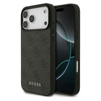 Θήκη PU Guess Apple iPhone 18 Pro Max/ 17 Pro Max Hardcase Classic Logo 4G Μαύρο