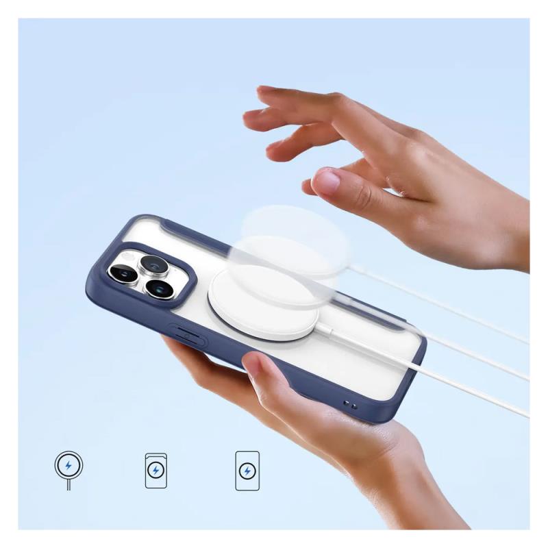 Θήκη Flip Dux Ducis Apple iPhone 15 Pro Max Wallet Skin X Pro Μπλε
