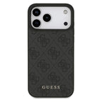 Θήκη PU Guess Apple iPhone 18 Pro Max/ 17 Pro Max Hardcase Classic Logo 4G Μαύρο