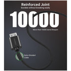 Καλώδιο HDMI σε USB A Choetech XDH01 Braided 4K 60Hz 2m Μαύρο