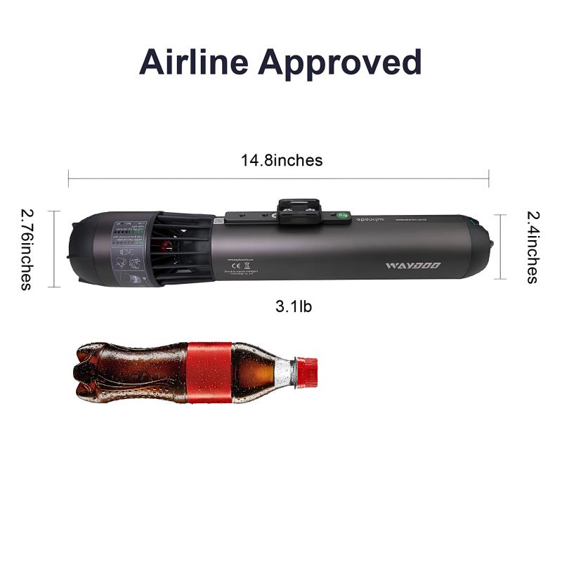 Υποβρύχιο Scooter Waydoo Subnado Starting Kit Μαύρο