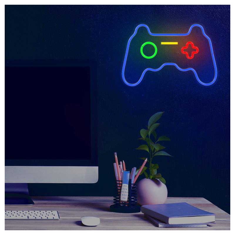 Neon Plexi Forever Light FPNE03X GAMEPAD (USB, On/Off & Dimmer) Πολύχρωμο