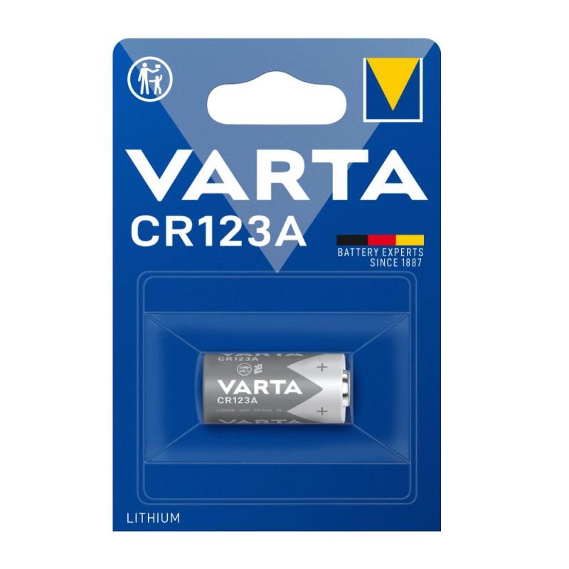 Μπαταρία Alkaline Varta CR123A 3V (1 τεμ)