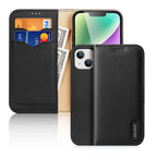 Θήκη Δερμάτινη Dux Ducis Hivo RFID Wallet Apple iPhone 15 Plus Μαύρο