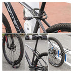 Λουκέτο Rockbros RKS507-1BK με Συνδυασμό 1.8m Μαύρο