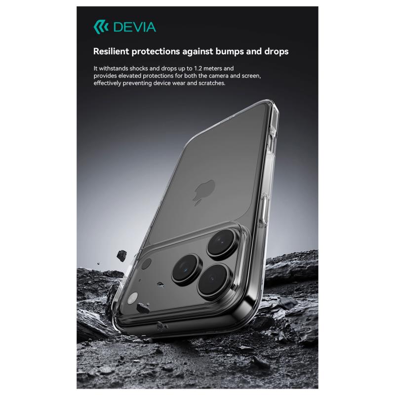 Θήκη TPU Devia Apple iPhone 17 Pro Naked Διάφανο