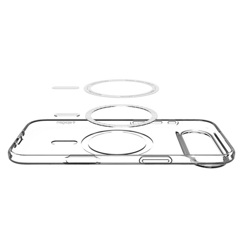 Θήκη TPU Spigen Liquid Crystal Apple iPhone Air Διάφανο-Λευκό