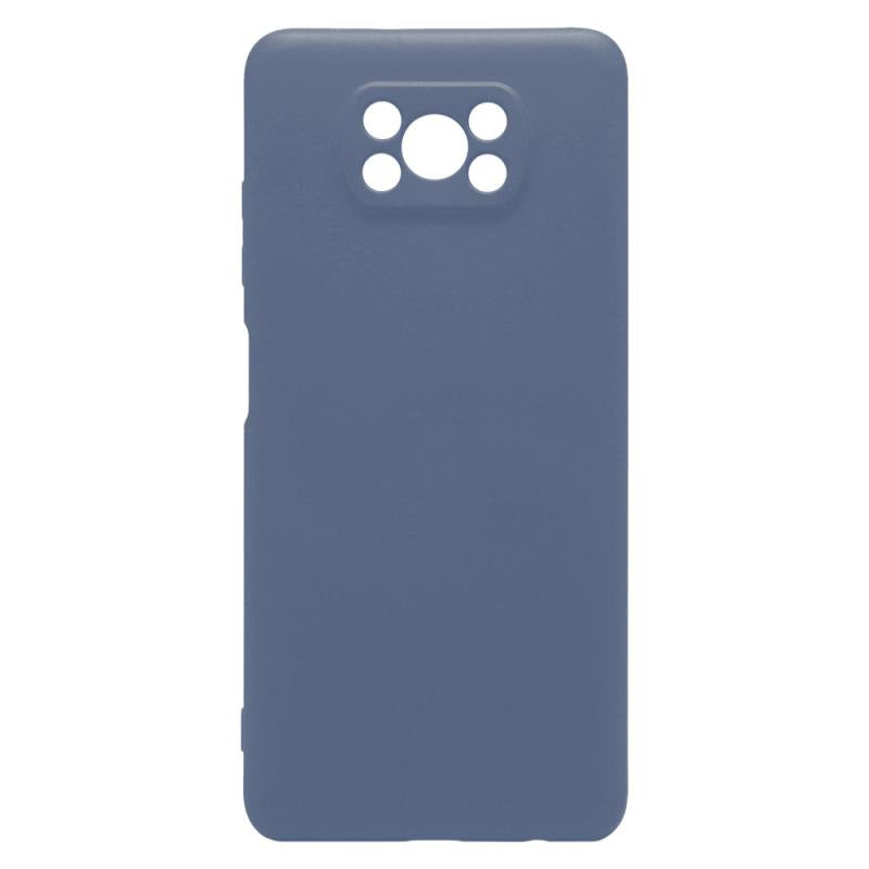Θήκη Liquid Silicon inos Xiaomi Poco X3 NFC/ Poco X3 Pro L-Cover Μπλε Ραφ
