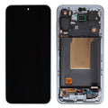 Οθόνη με Touch Screen & Μπροστινή Πρόσοψη Samsung A556B Galaxy A55 5G Μπλε (Original)