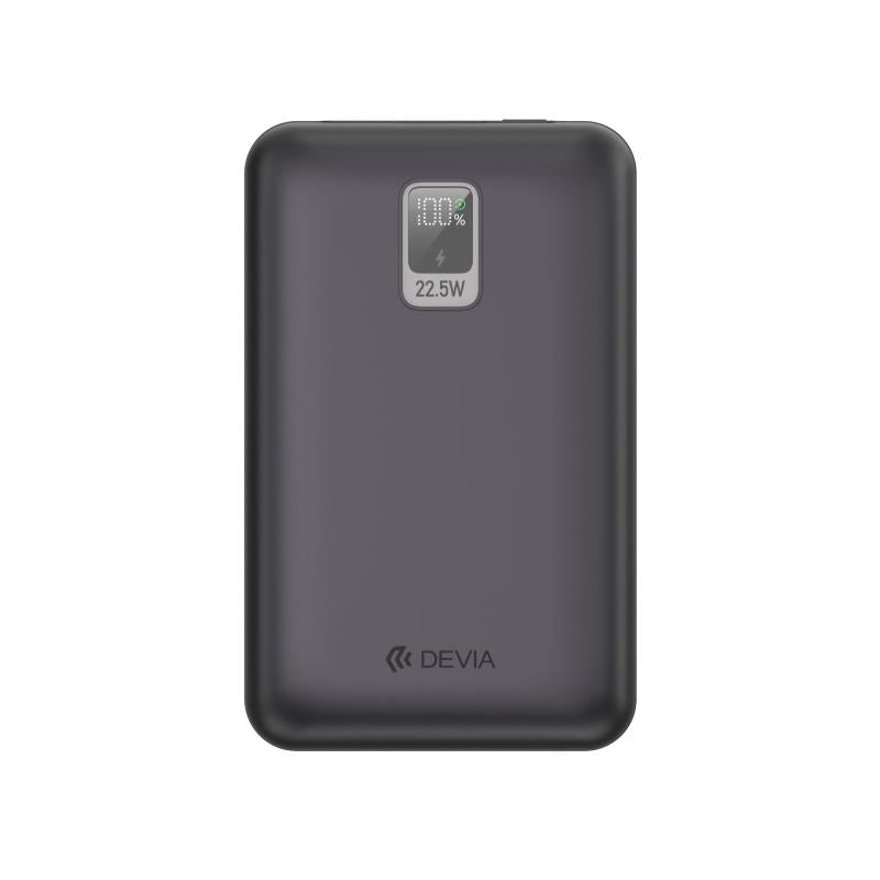 Φορτιστής Ανάγκης Devia EP208 Mini 22.5W 20000mAh με 2 Ενσωματωμένα Καλώδια Ultra4 Γκρι