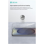Tempered Glass Full Face HD Devia Samsung Galaxy S26 5G με Βοηθητικό Εργαλείο Van Μαύρο (1 τεμ.)