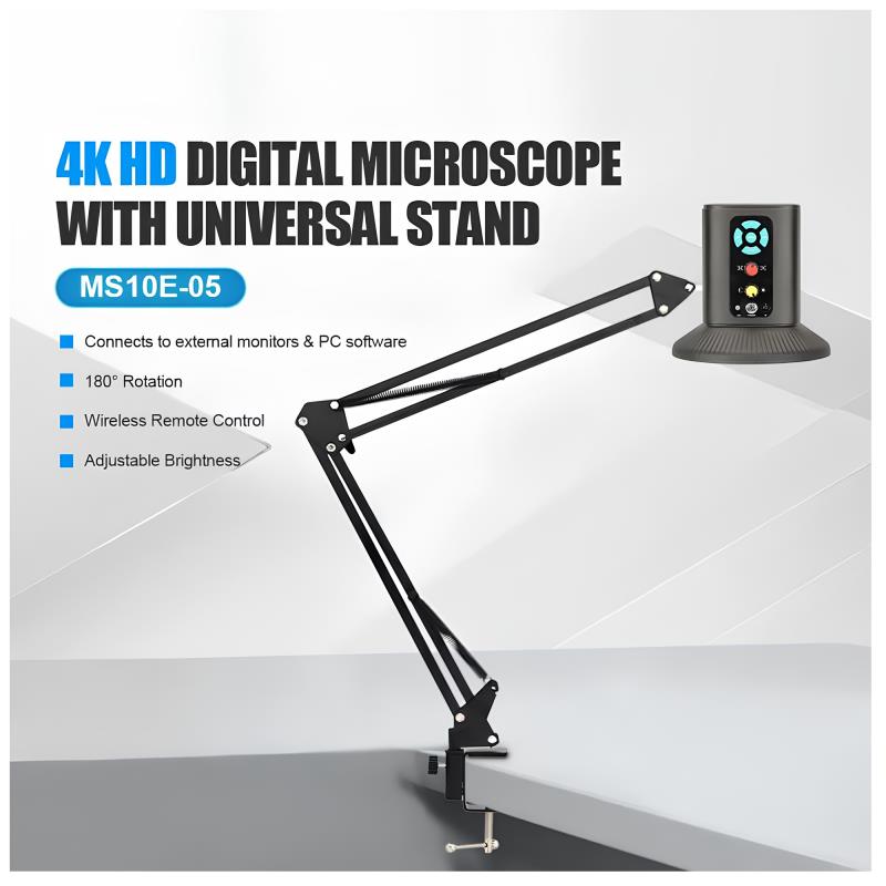Ψηφιακό Μικροσκόπιο Sunshine MS10E-05 4K UHD με Stand & Τηλεχειριστήριο