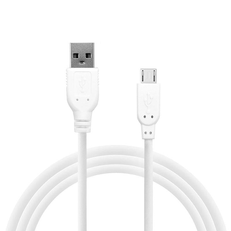 Καλώδιο Σύνδεσης USB 2.0 inos USB A σε Micro USB 10W 2m Λευκό