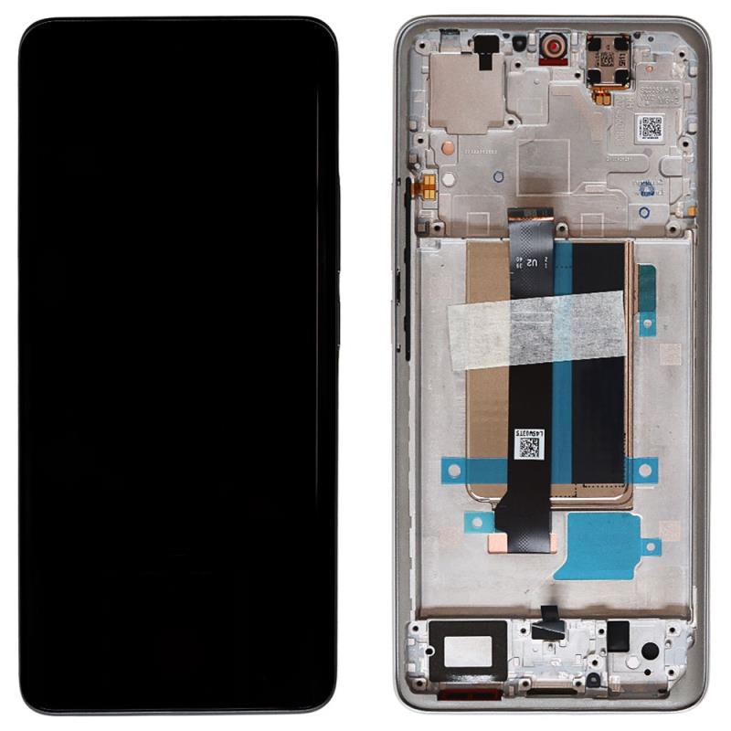 Display with Touch Screen & Mid Frame Xiaomi Redmi Note 13 Pro Plus 5G White (Original)
