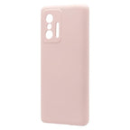 Θήκη Liquid Silicon inos Xiaomi 11T 5G / 11T Pro 5G L-Cover Σομόν