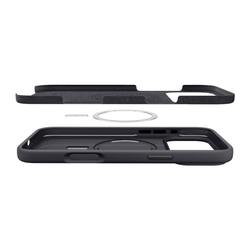 Θήκη Σιλικόνης Spigen Silicone Fit Magsafe Apple iPhone 17 Pro Max Μαύρο