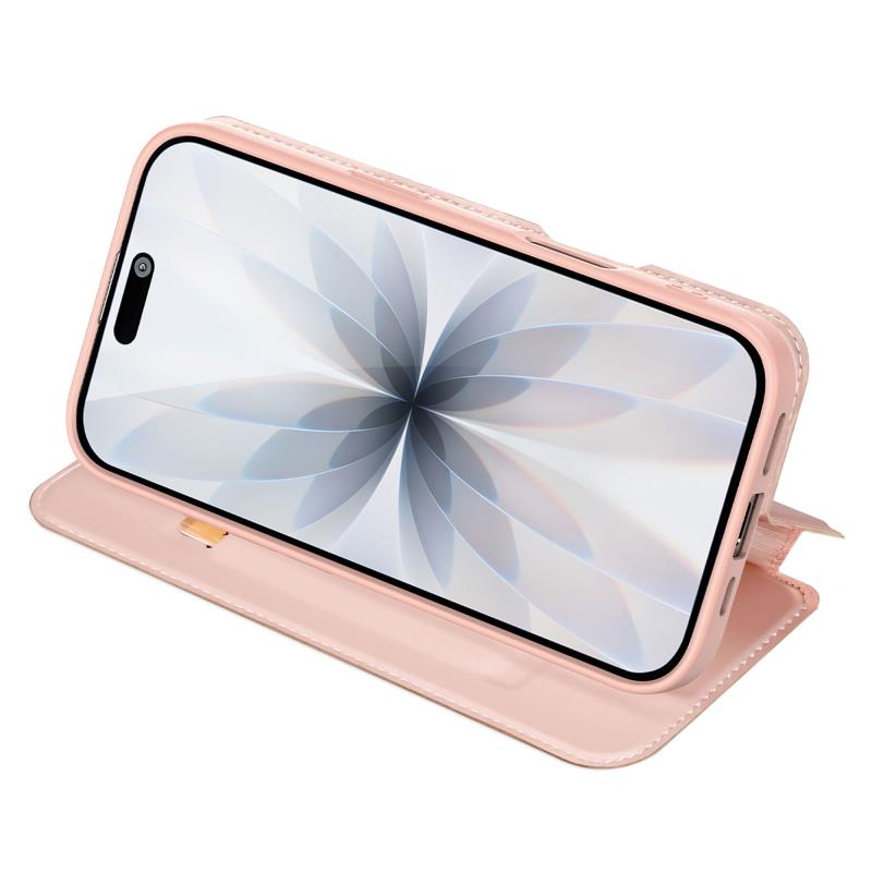 Θήκη Flip Dux Ducis Apple iPhone 17 Skin Pro Ροζ