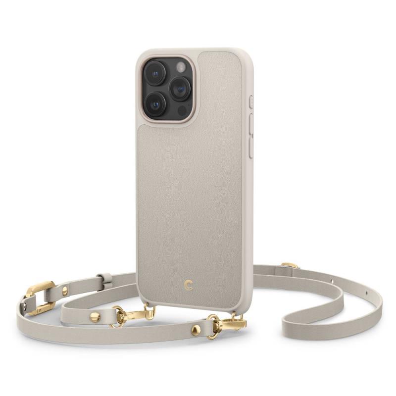 Θήκη Soft TPU & PC Spigen Cyrill Classic Charm Mag Magsafe Apple iPhone 15 Pro Κρεμ